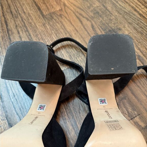 Larroude Ari Ankle Strap Platform Heels - Picture 5 of 8